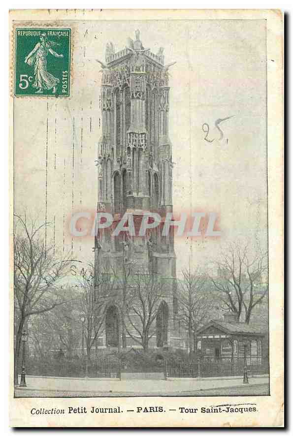 CPA Collection Petit Journal Paris Tour Saint Jacques 