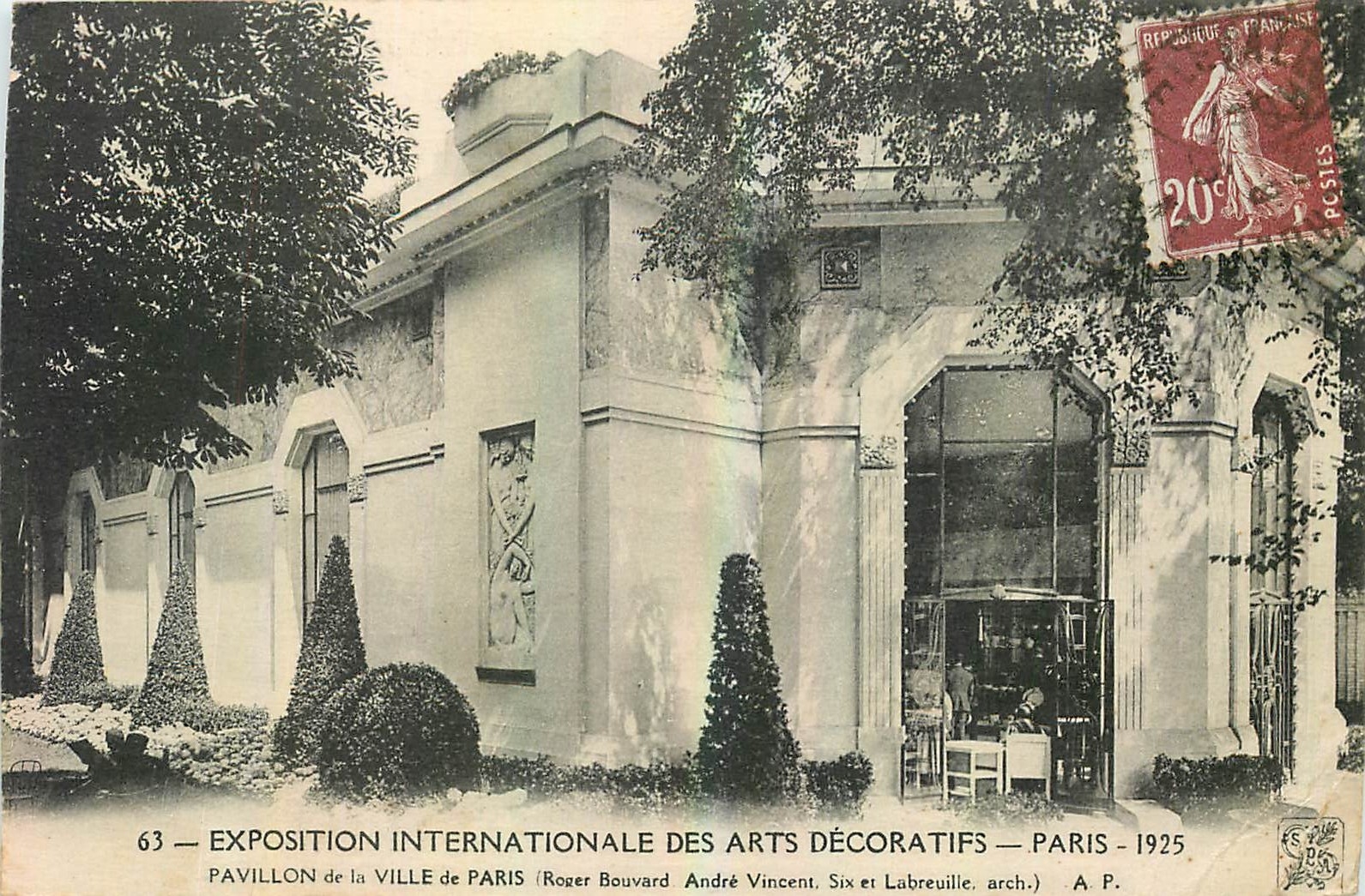 CPA Exposition Internationale des Arts Decoratifs Paris 1925 Pavillon de la Ville de Paris 