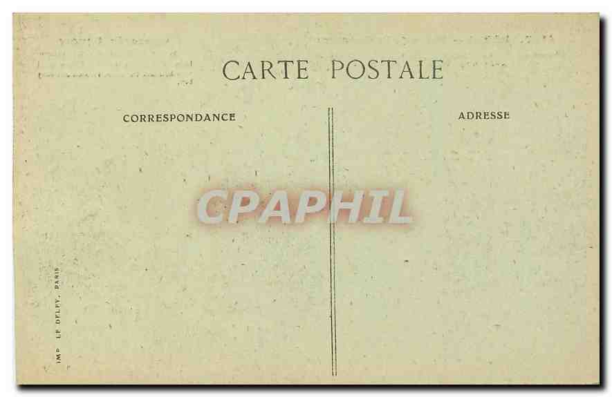 CPA Paris Place de la Concorde d'abord appelee Place Louis XV puis Place de la Revolution  — Rückseite
