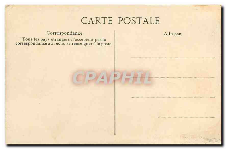 CPA Paris Pont et Place de la Concorde  — Verso
