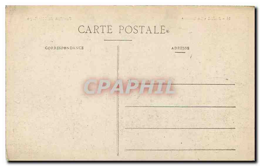 CPA Paris le Louvre Pavillob de l'Horloge  — Rückseite
