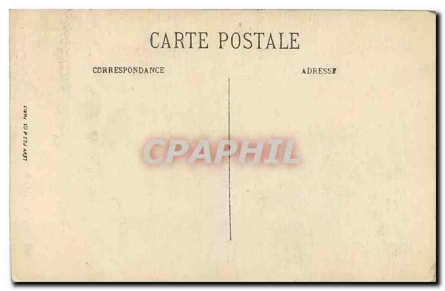 CPA Paris la Fontaine Cuvier Lion — Rückseite