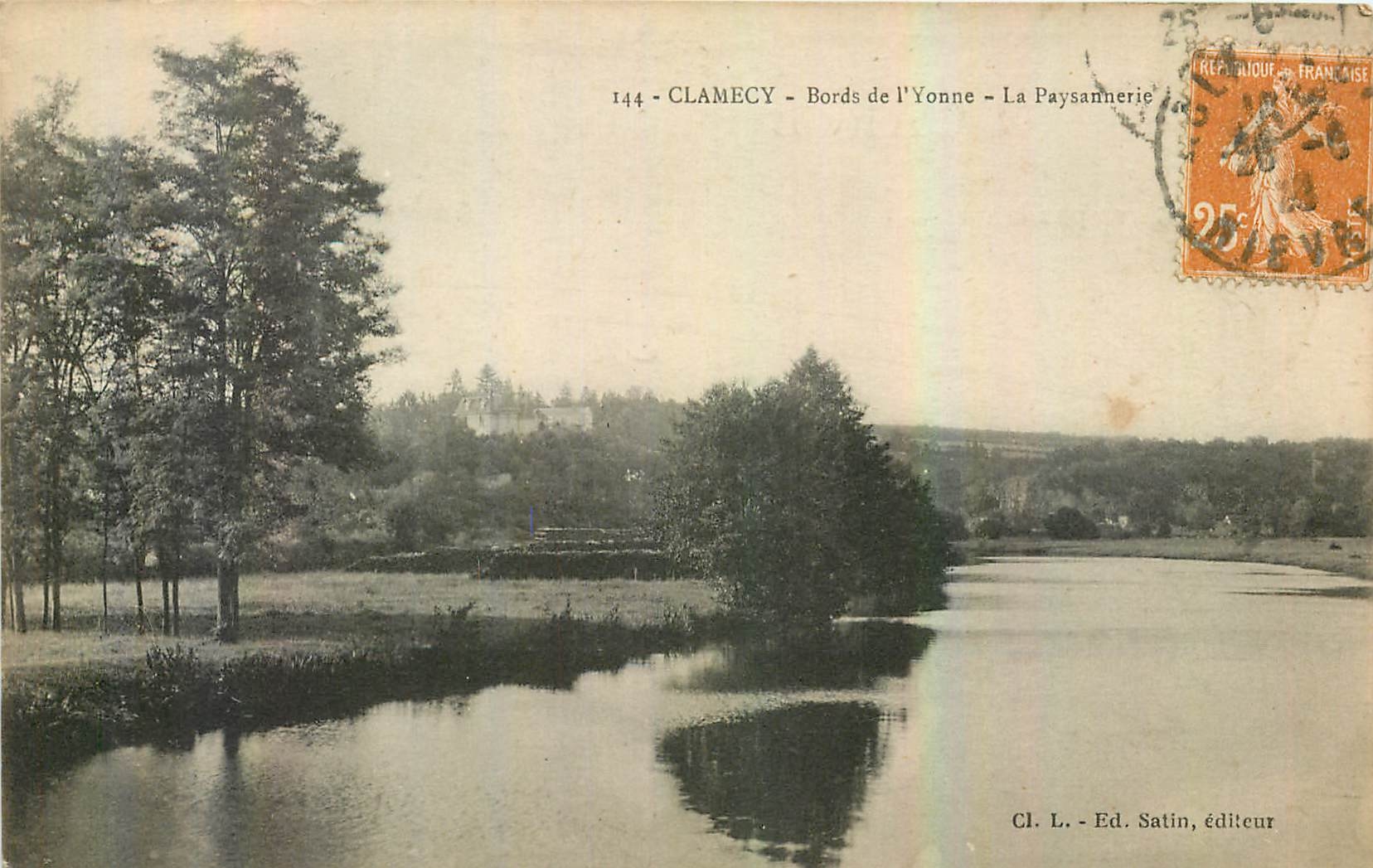 CPA Clamecy Bords de l'Yonne la Paysannerie 