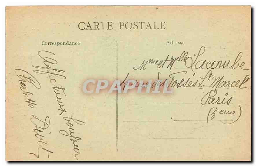 CPA Clamecy Bords de l'Yonne la Paysannerie  — Rückseite