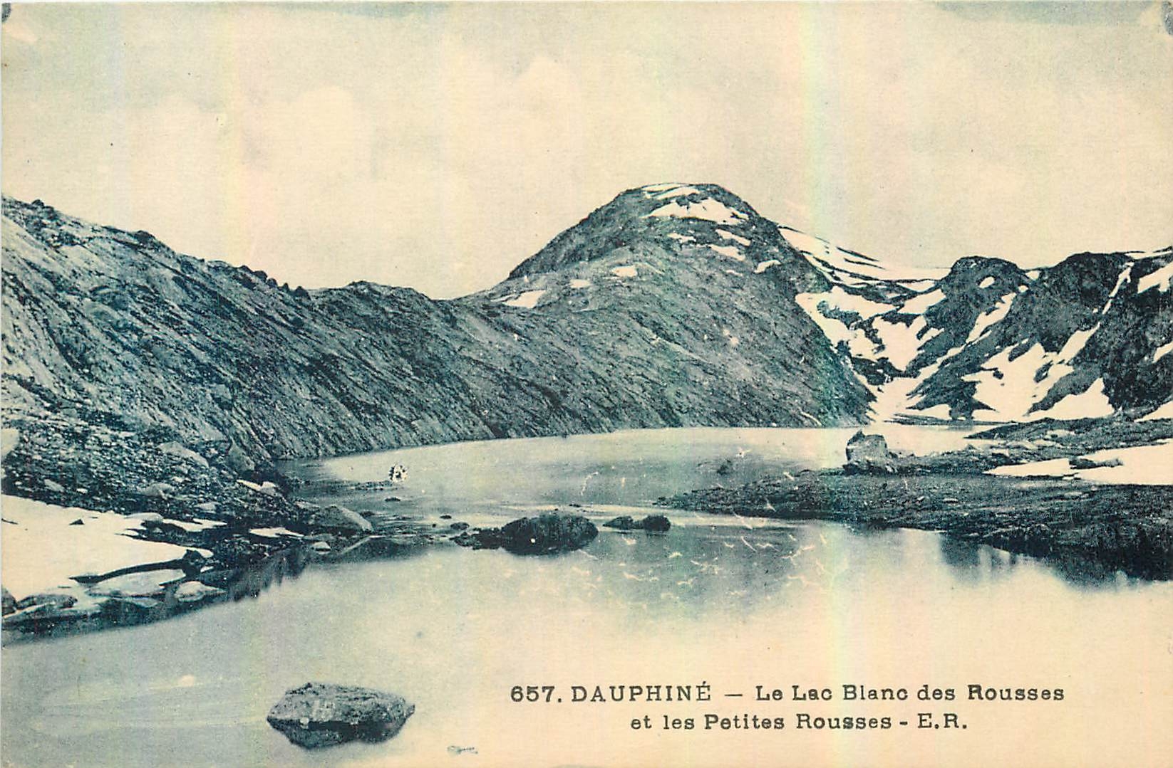 Dauphiné — Le Lac Blanc des Rousses et les Petites Rousses — E.R. n°657