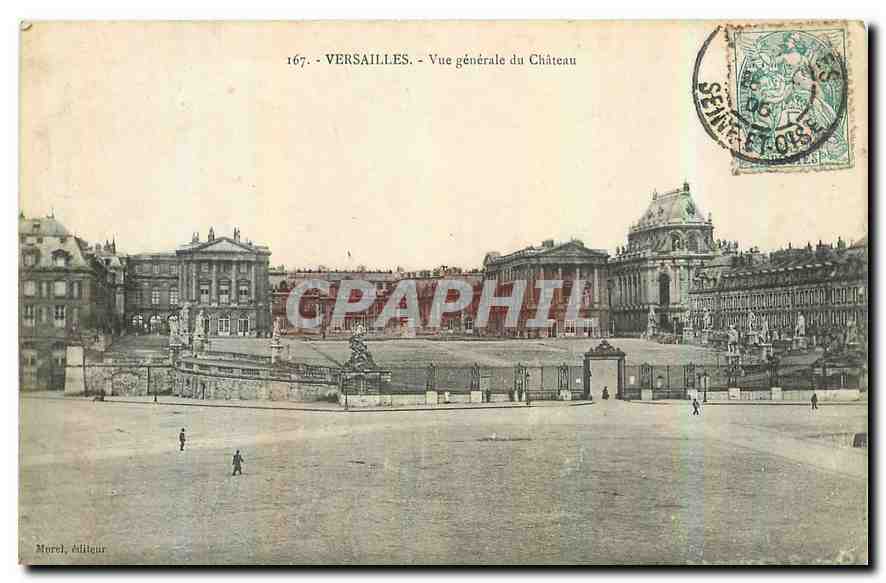 CPA Versailles vue generale du Chateau 