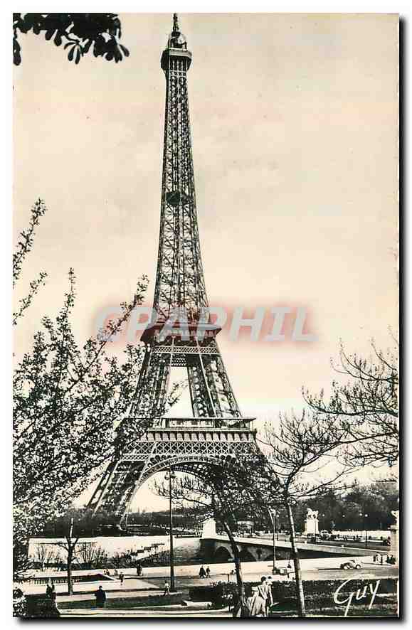 CPA Paris et ses Merveilles la Tour Eiffel 1887 1889 et le Pont d'Iena 