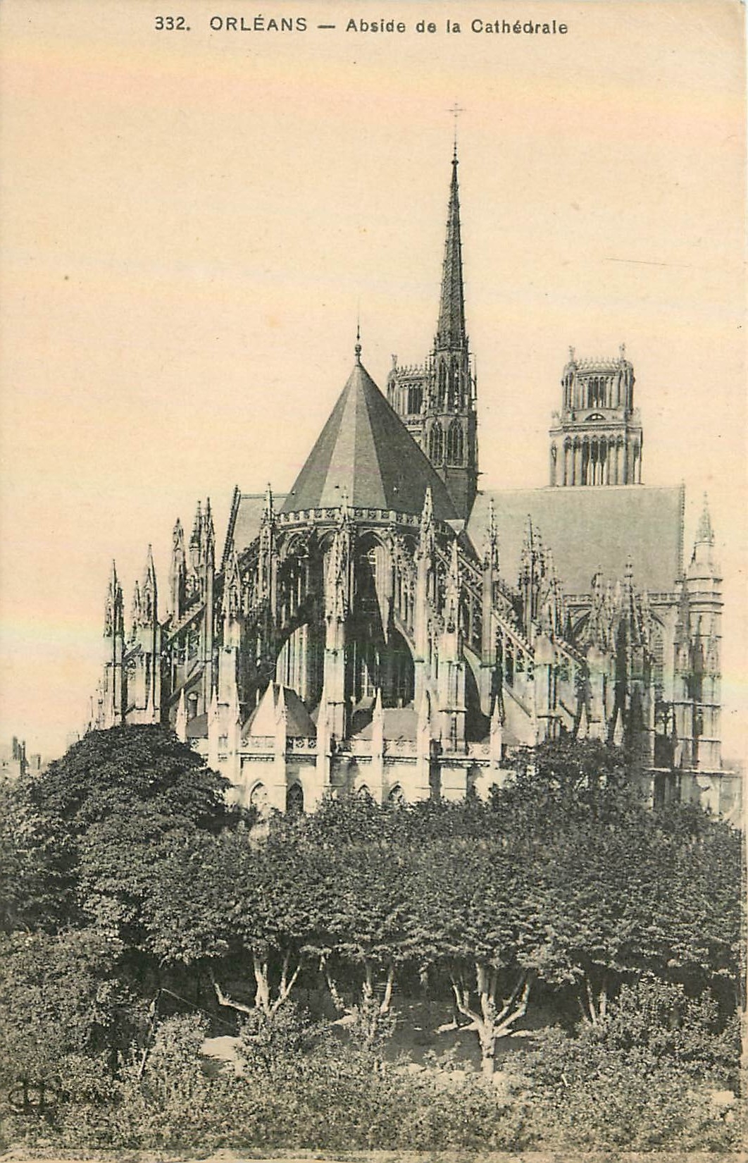CPA Orleans Abside de la Cathedrale 