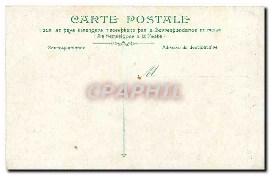 CPA Rouen Palais de Justice  — Verso