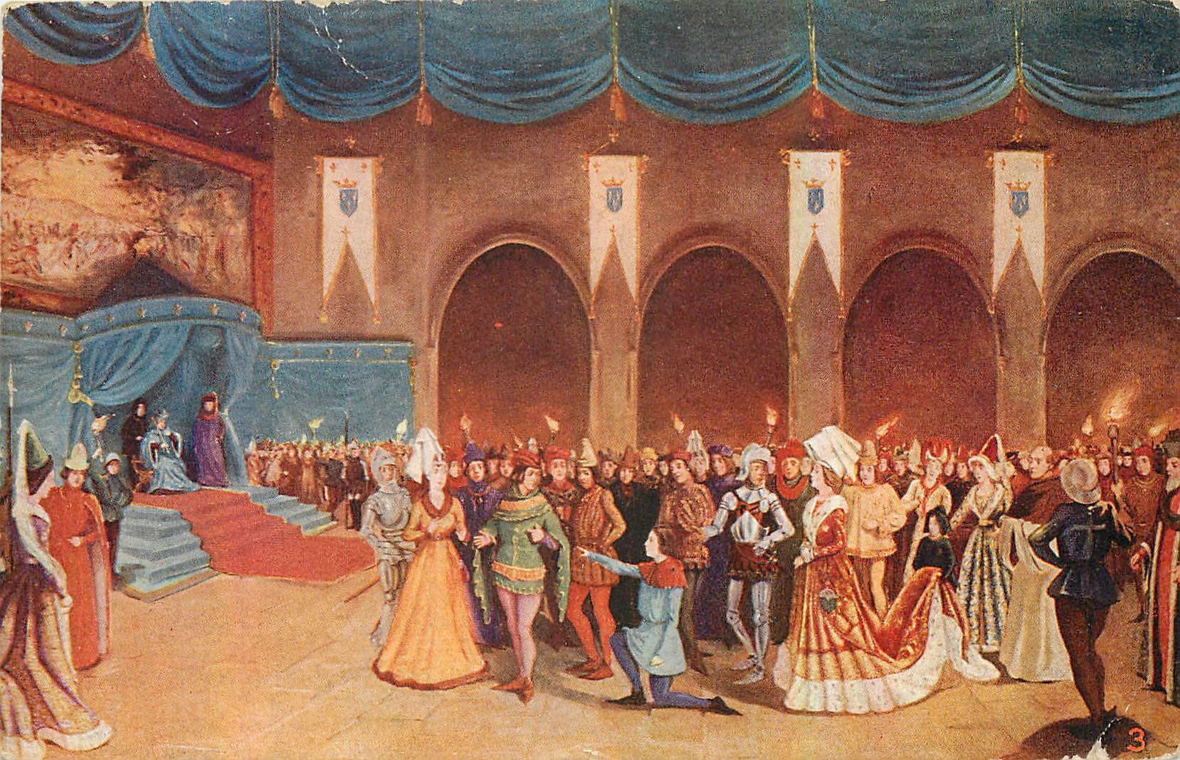 CPA 3eme Tableau Jeanne pour Prouver sa mission reconnait Charles VII qu'elle n'avait Jamais vu Maig