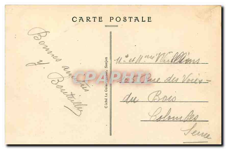 CPA Saint Georges de Didonne Vallieres  — Back