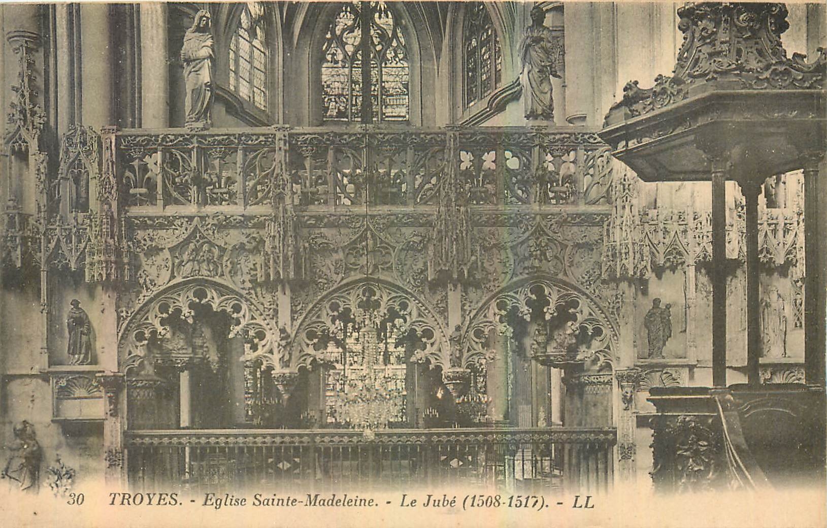Troyes - Église Sainte-Madeleine - Le Jubé (1508-1517)