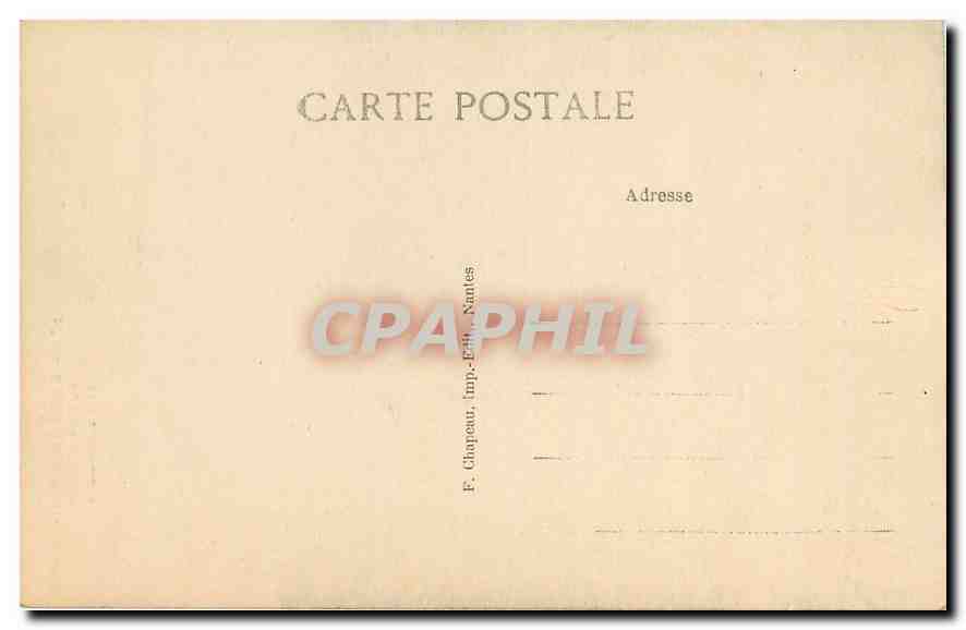 CPA La Baule les Pins Loire Inf au Bois d'Amour Pins sur la Dune  — Back