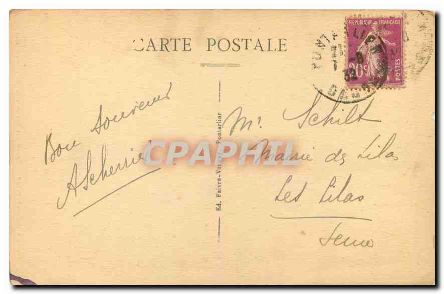 CPA Environs de Pontarlier le Col des Roches a la Frontiere Suisse  — Rückseite