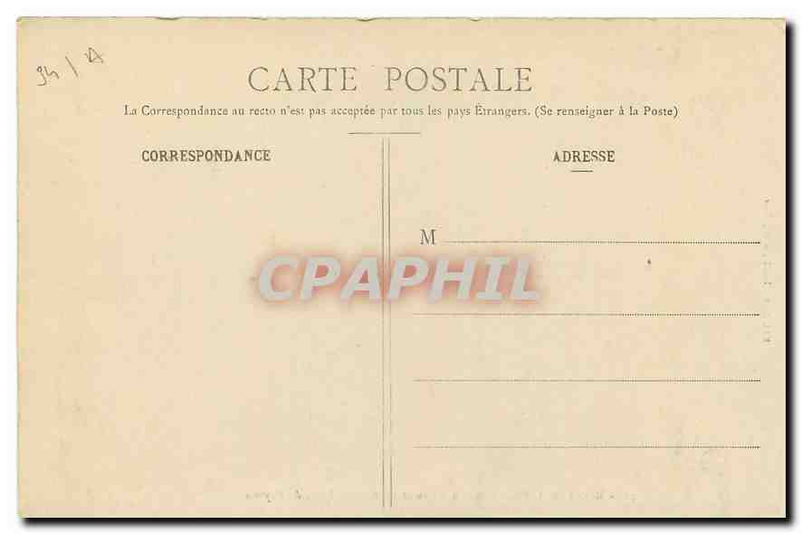 CPA Montpellier Chateau d'Eau et Promenade Basse du Peyron  — Back