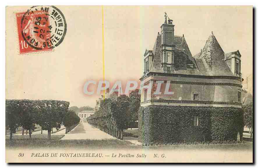 Schloss Fontainebleau — Pavillon Sully — N.G.