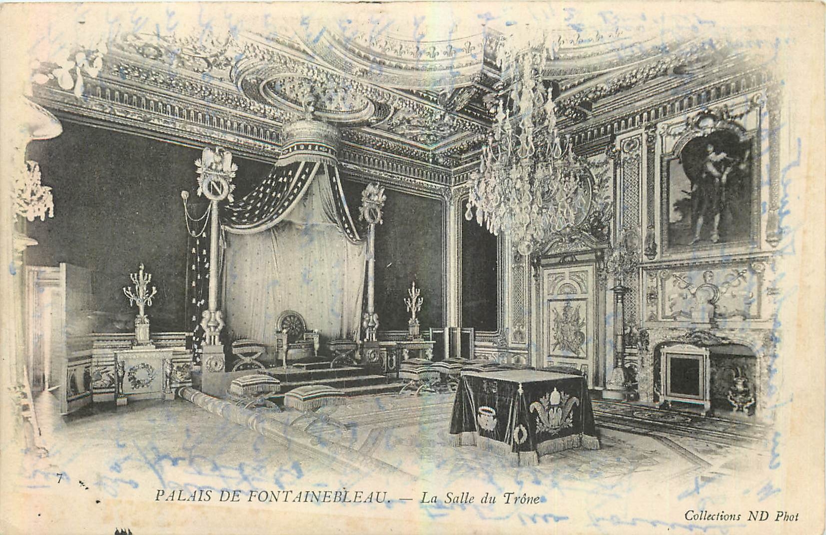 Palais de Fontainebleau — La Salle du Trône — Collections ND Phot