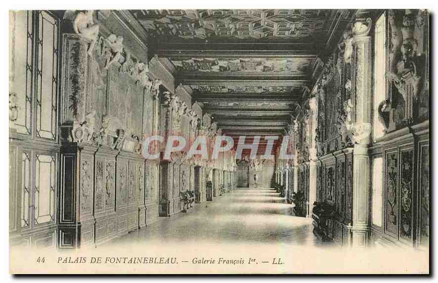 Palais de Fontainebleau — Galerie François Ier — LL.