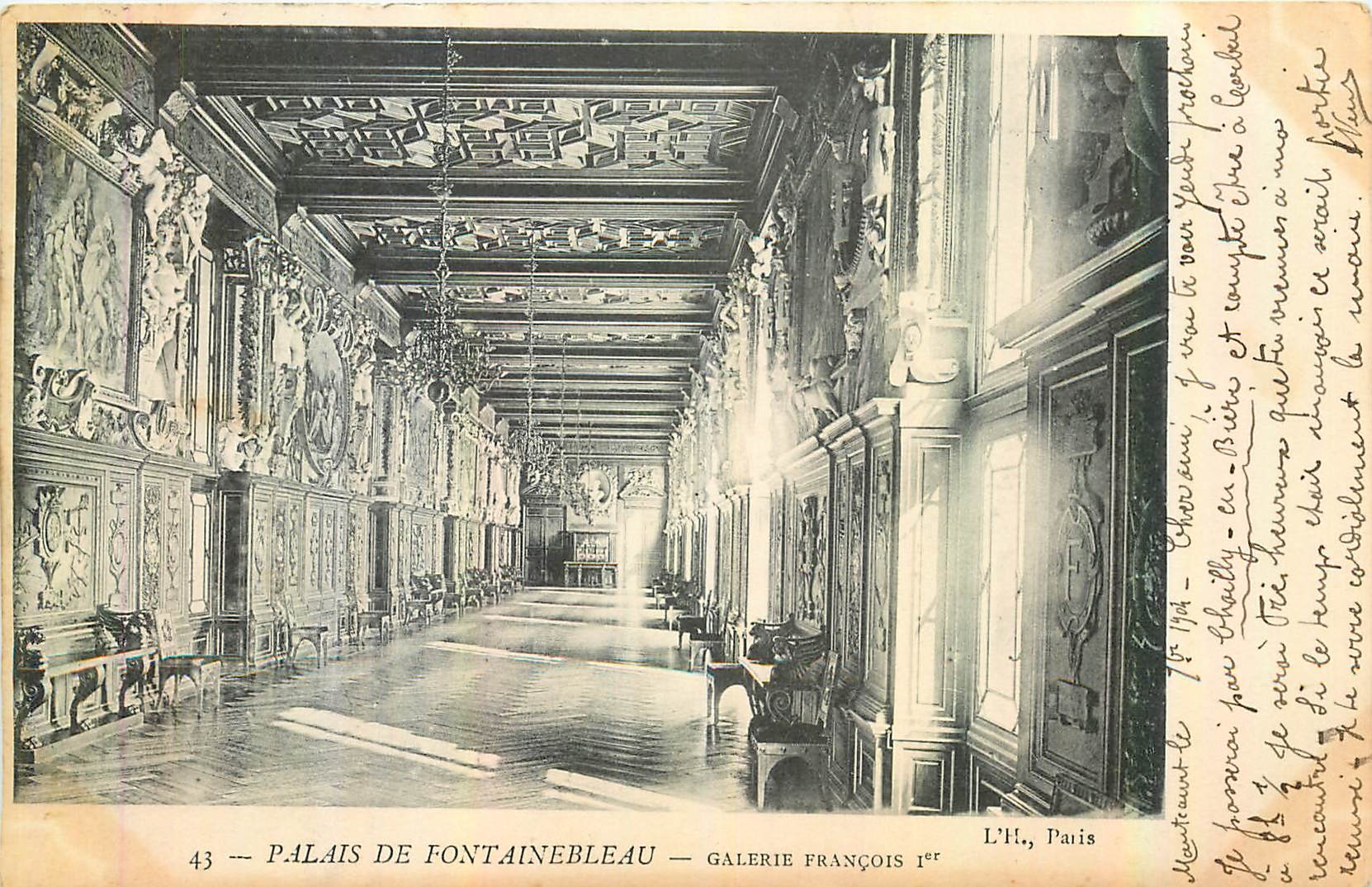 Schloss Fontainebleau — Galerie François I — L.H.H., Paris