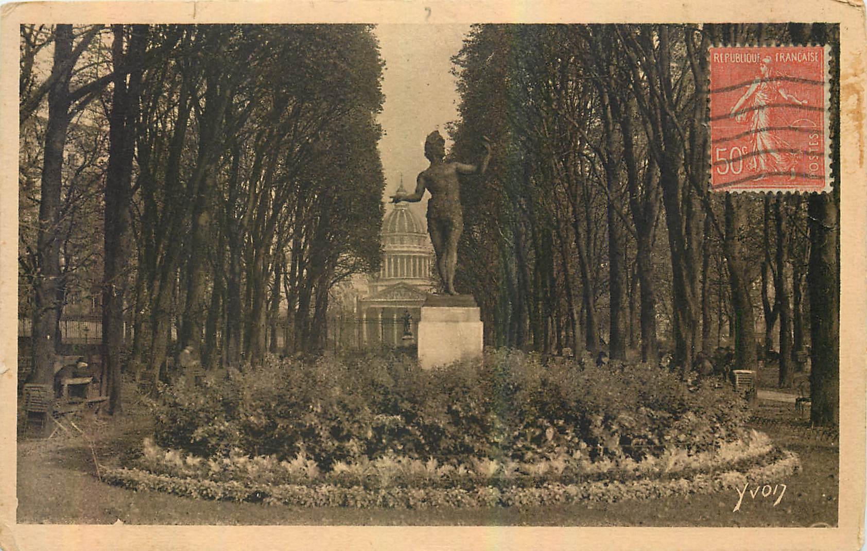 CPA Paris en Flanant Jardin du Luxembourg 