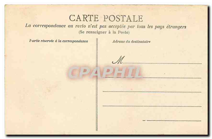 CPA Chartres la Courtille et le deversoir  — Verso