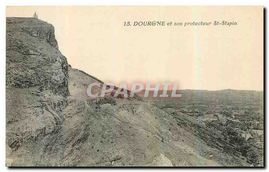 CPA Dourgne et son protecteur St Stapin 
