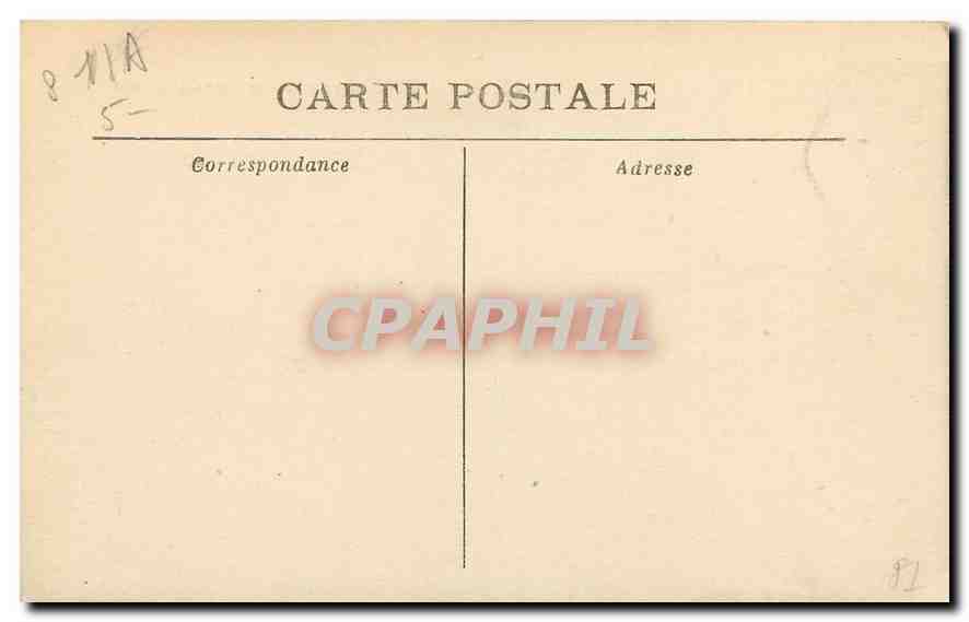 CPA Dourgne et son protecteur St Stapin  — Rückseite