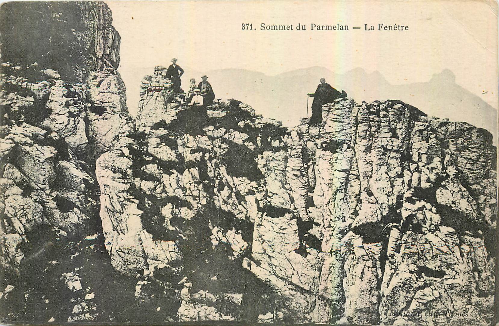 CPA Sommet du Parmelan la Fenetre 