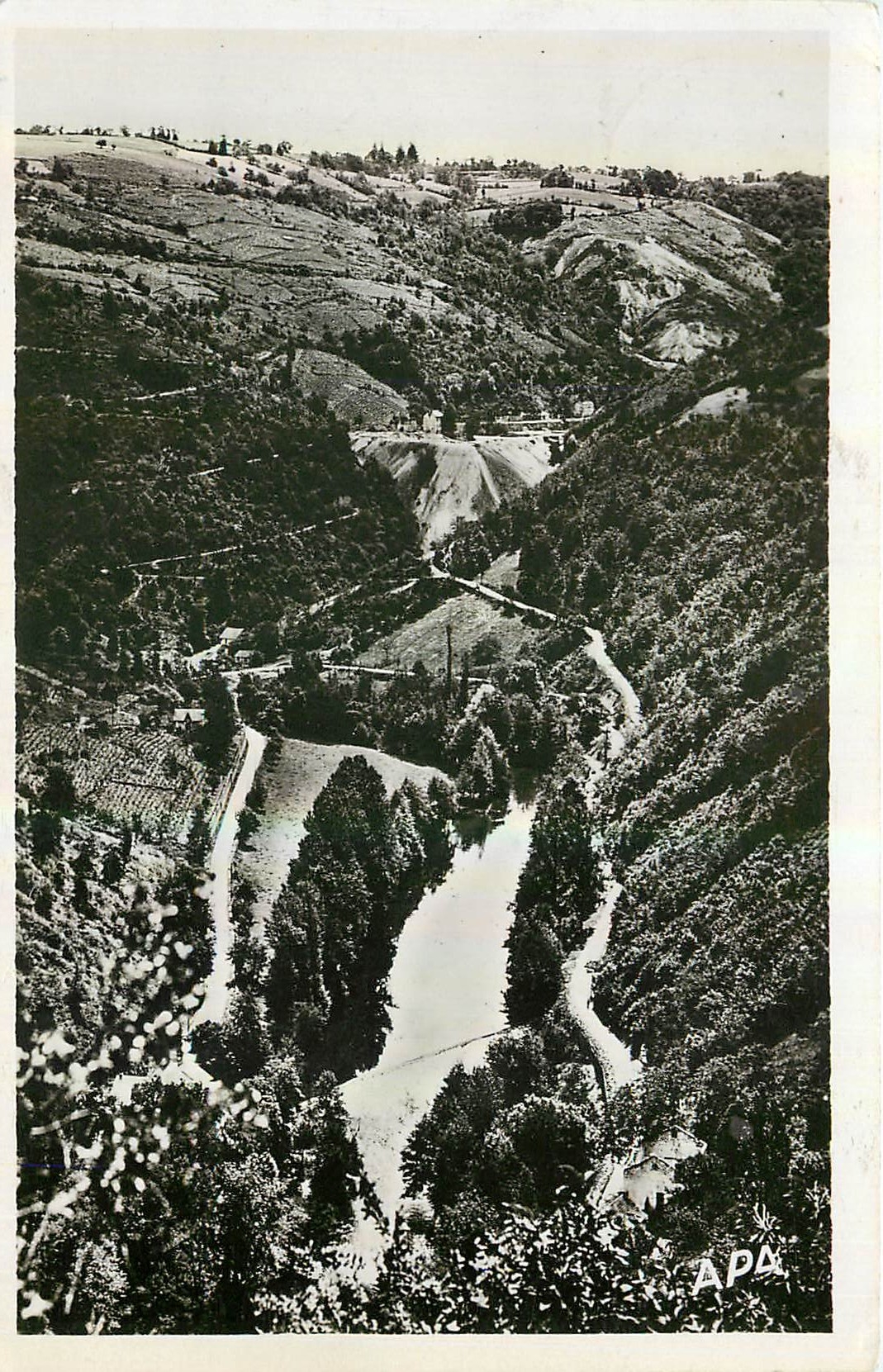 CPA Villefranche de Rouergue Aveyron Vallee de l'Aveyron Mines de la Baume 