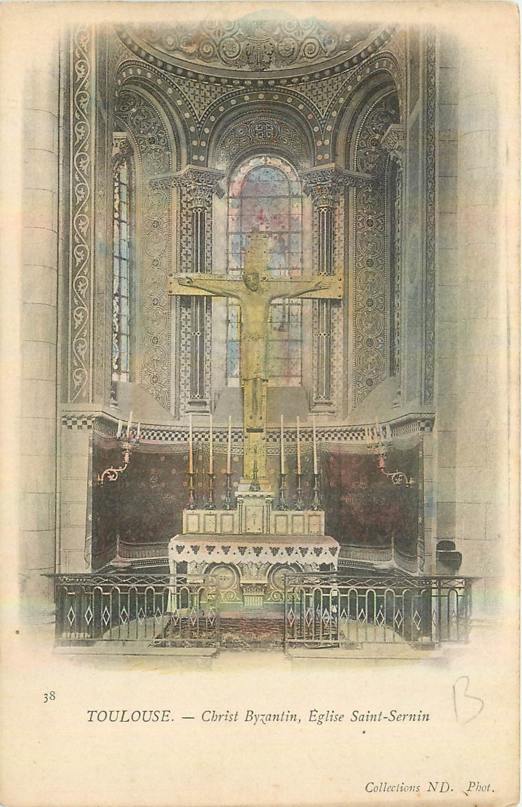 Toulouse — Christ byzantin, Église Saint-Sernin — Collections ND. Phot.