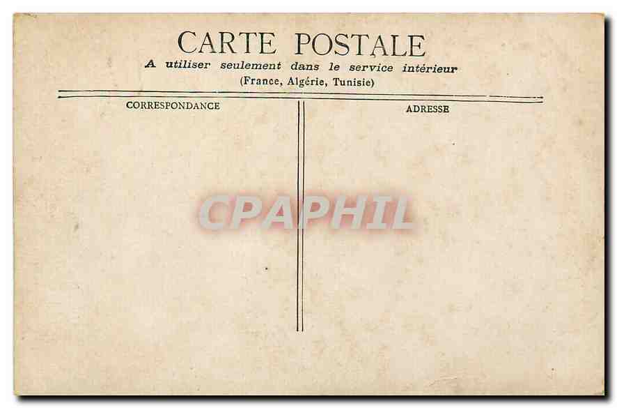 CPA Versailles l'Orangerie  — Rückseite