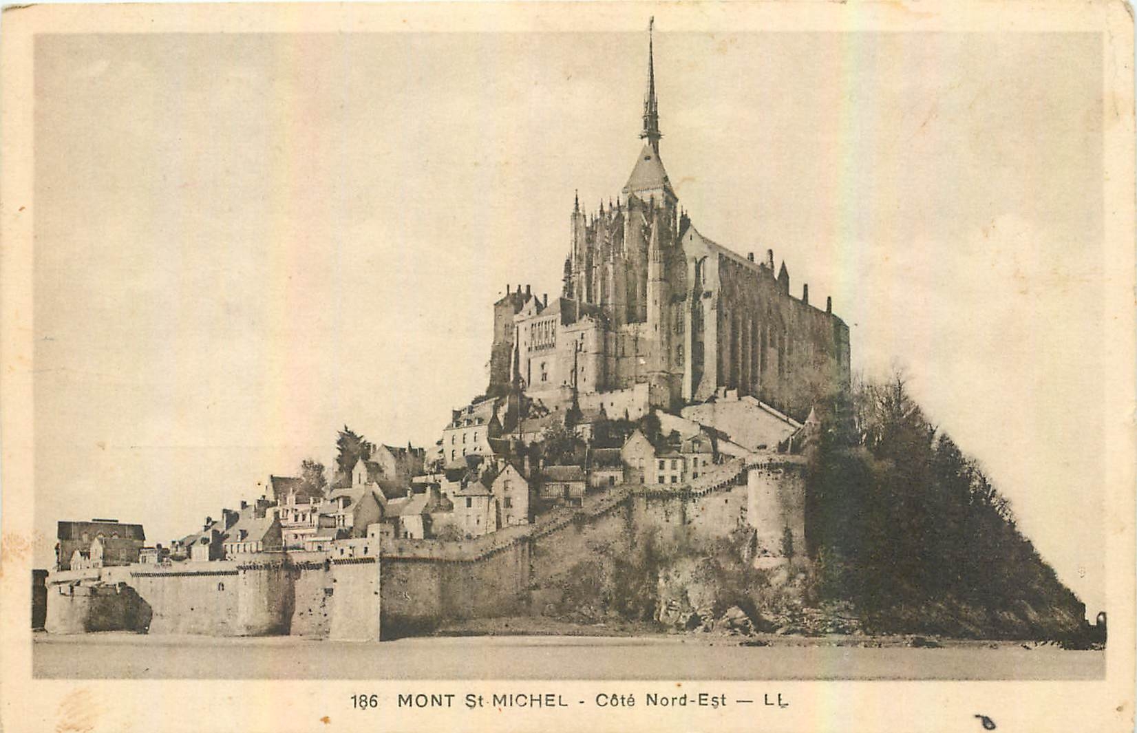 CPA Mont St Michel Cote Nord Est 