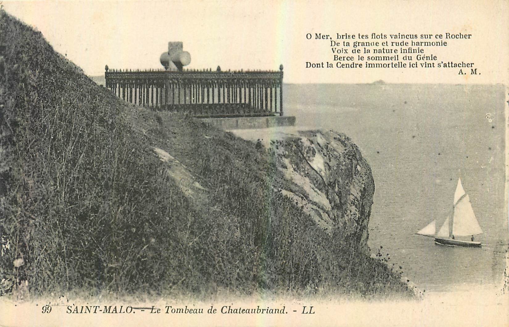 Saint-Malo — Le Tombeau de Chateaubriand — LL