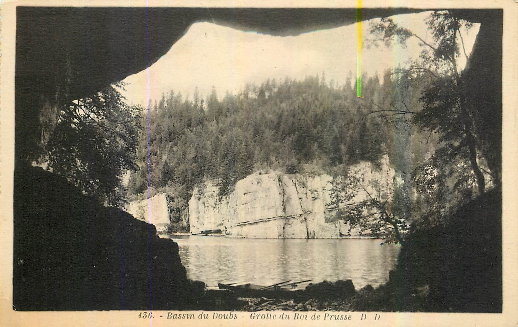 CPA Bassin du Doubs Grotte du Roi de Prusse 