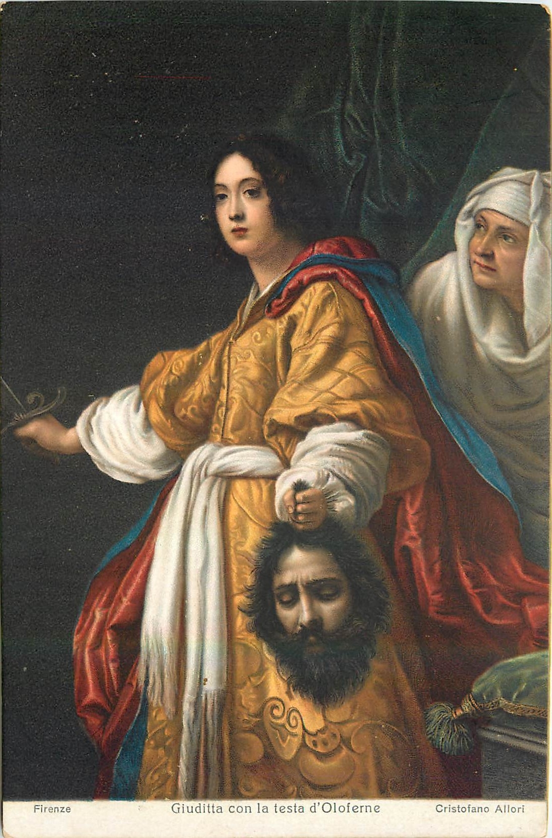CPA Flenze Gluditta con la testa d'Oloferne 
