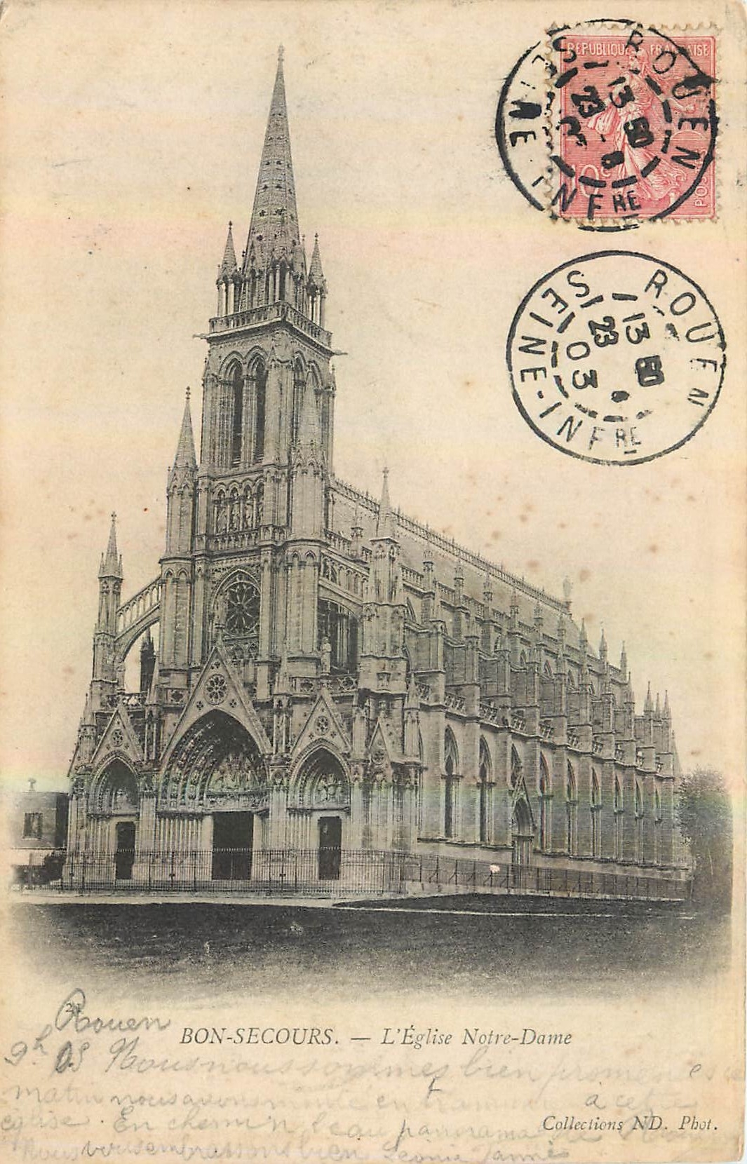 CPA Bon Secours l'Eglise Notre Dame 