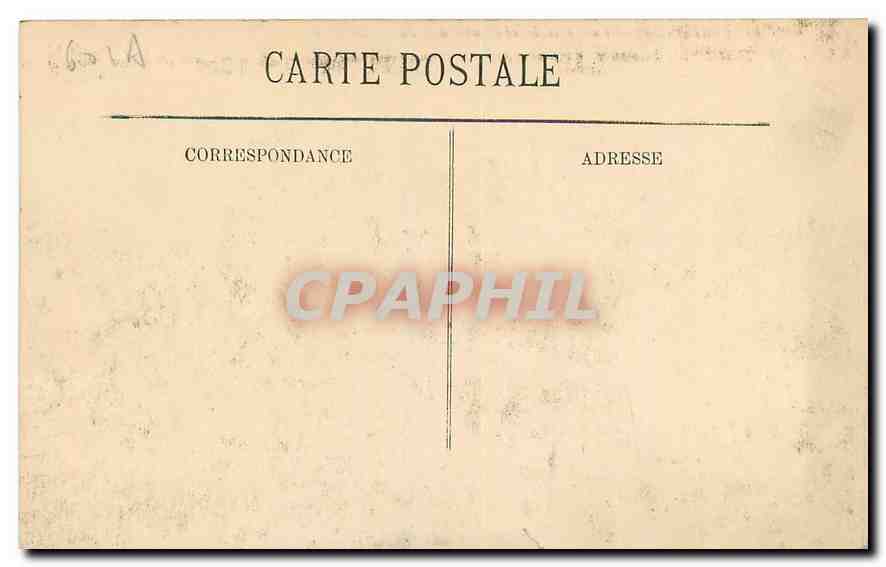CPA Pierrefonds vue generale Cote Sud Ouest du Chateau  — Rückseite