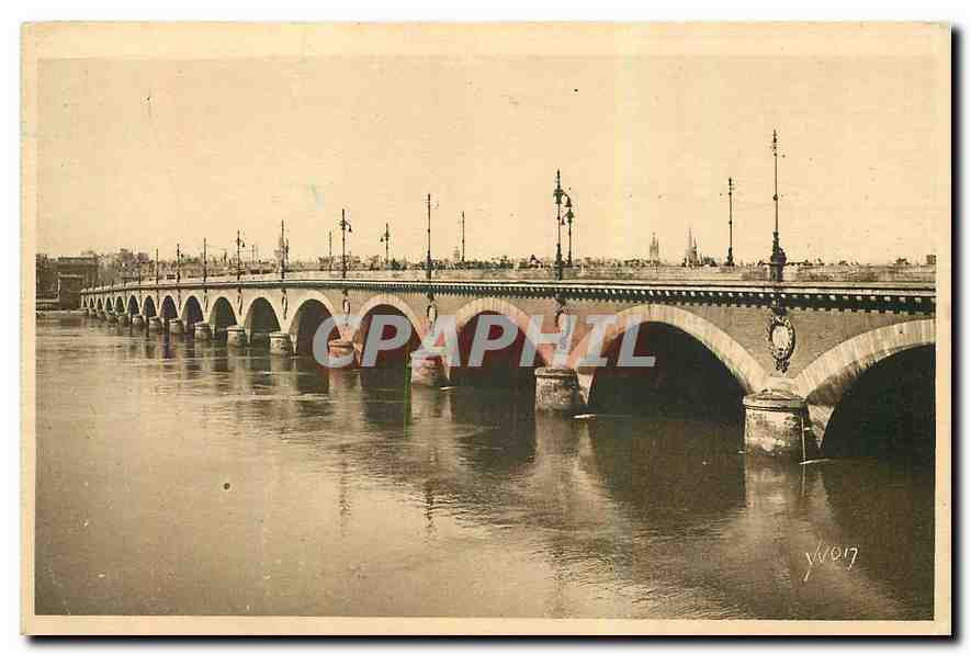 CPA Bordeaux Gironde le Pont de Bordeaux 