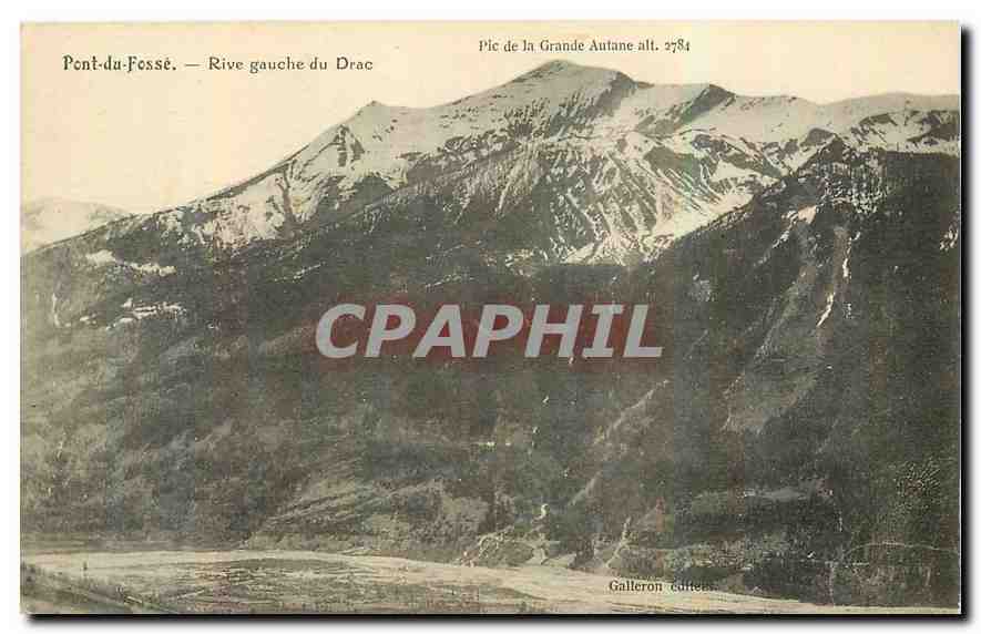 CPA Pont du Fosse Rive gauche du Drac 