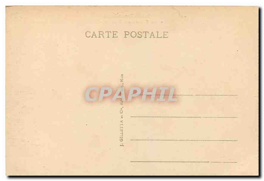 CPA Touet sur Var et la Vallee du Var A M  — Rückseite