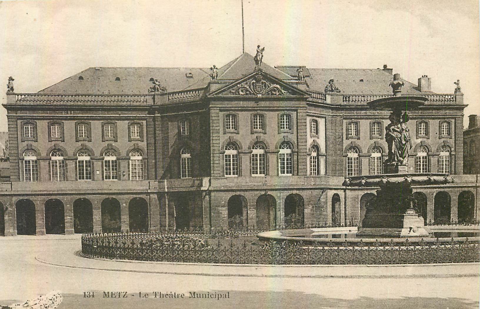 CPA Metz Le Theatre Municipal 