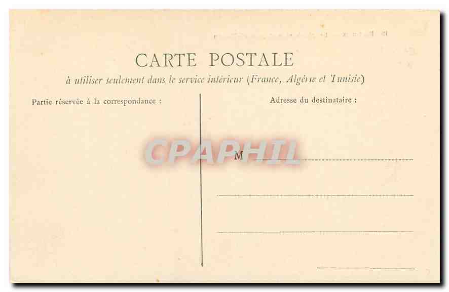 Biarritz — Le phare et le cap Saint-Martin — Graphil, n°19 — Rückseite