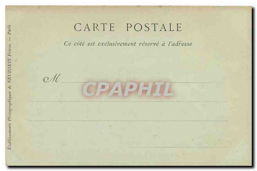 CPA Biarritz la cote des Basques par Gros Temps  — Rückseite