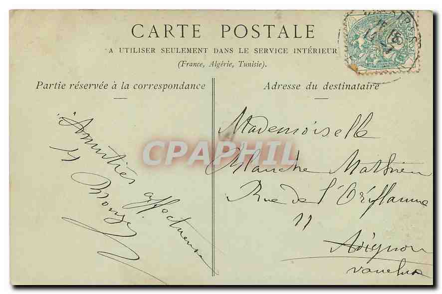 CPA Chartres la Porte Guillaume  — Verso