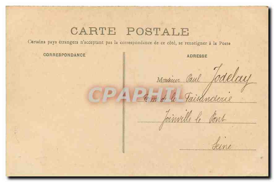CPA Ferrieres en Brie point de vue du Chateau  — Rückseite