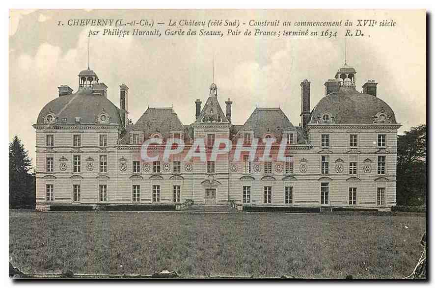 CPA Cheverny L et Ch le chateau cote sud 