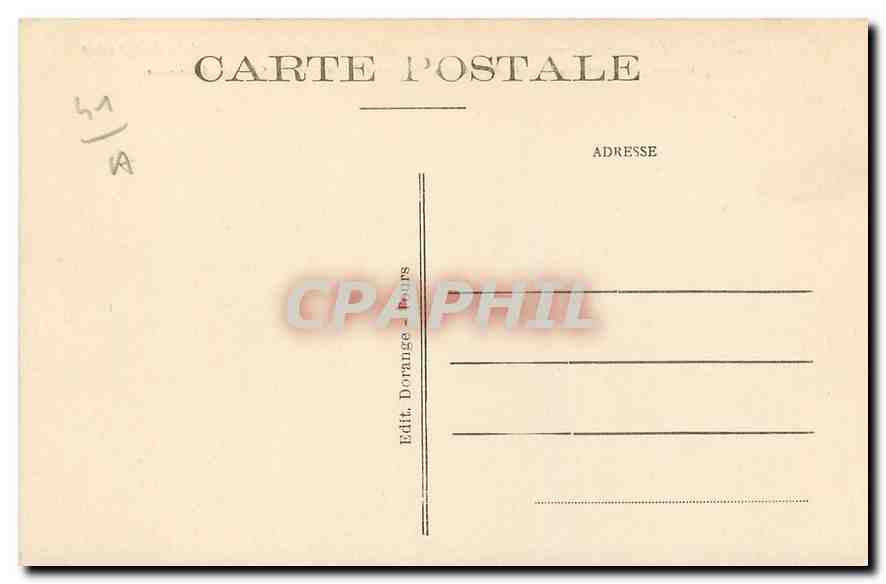 CPA Cheverny L et Ch le chateau cote sud  — Rückseite