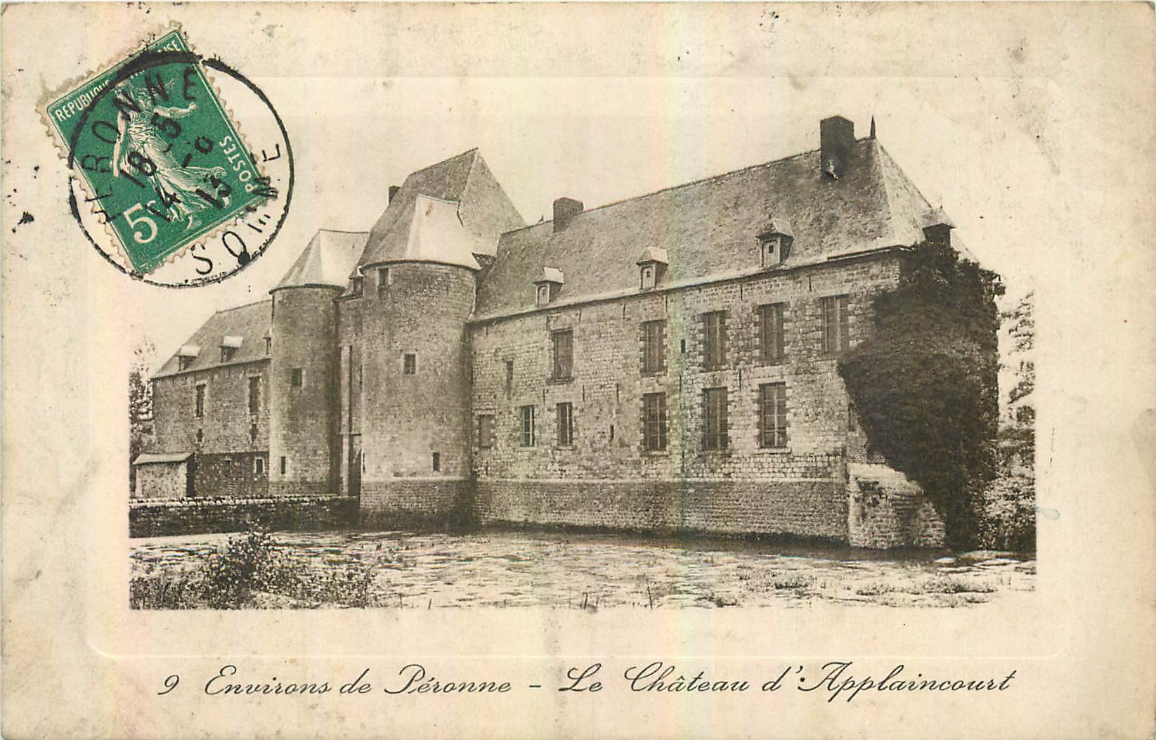 CPA Environs de Peronne le chateau d'Appolaincourt 