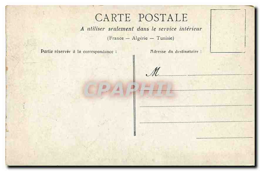 CPA Paris la bourse  — Verso