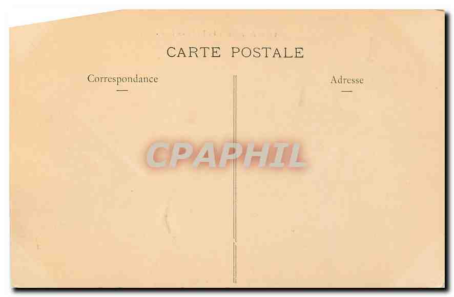 CPA Biarritz la roche du Basta  — Verso
